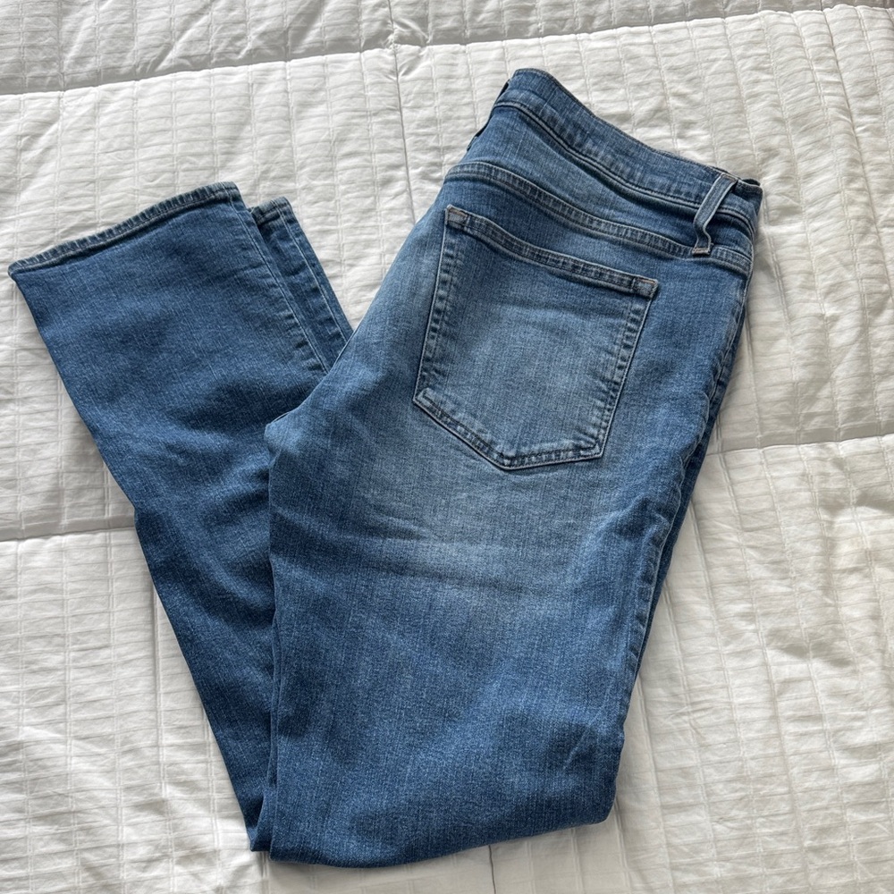 J. Crew Factory Blue Straight Jeans